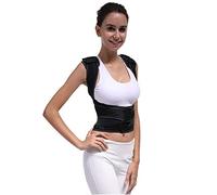 WHSY127 Adjustable Back Spine Corrector Adult Humpback Pain Back Support Brace Shoulder Belt Correction (Color : Black, Size : Medium) Tools Beautiful