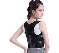 WHSY127 Humpback Corrector for Men Women,Adjustable and Shoulder Elastic Lumbar Waist Support Improve Bad Back (Color Black, Size : XX-Large) Beautiful
