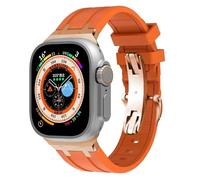 WHSY127 Premium Finish Soft Silicone Band for iWatch Ultra2/8/7/6/5/4/SE 42mm Beautiful