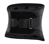WHSY127 Self-heating Back Support Brace, Adjustable Lower Lumbar Belt Pain Relief For Sciatica, Backache, Slipped Disc, Hernia, Spinal Stenosis, Spine Injury Prevention, Black Beautiful