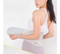 WHSY127 Self-heating Men Woman Lumbar Support Belt Breathable Fabric With Magnets Braces For Lower Back Pain Relief Sciatica Herniated Disc Gray Beautiful