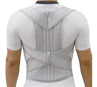WHSY127 Silver Corrector Scoliosis Back Brace Spine Corset Shoulder Therapy Support Poor Correction Belt Men Beautiful
