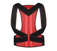 WHSY127 Support Back Corrector Adjustable Hunchback Correction Belt Waist Trainer Support(Rosso,XL) Beautiful