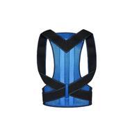 WHSY127 Waist Belt Adjustable Corrector Unisex Breathable Full Back Support Strap Support(Blue,XXL) Beautiful