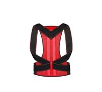 WHSY127 Waist Belt Adjustable Corrector Unisex Breathable Full Back Support Strap Support(Rosso,M) Beautiful
