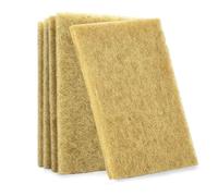 WHTCHSU Biodegradable Scrubbing Pads for Dishes - Fiber Scrub Pads for Dishes - Non Scratch Scouring Pads for Pots and Pans-dishcloths-Dish Cloths That Don't Smell-Sponge Dish Scrub Brush