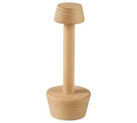 WHTCHSU Wooden Tart Tamper Set, Double Side Pie Pastry Dough Tamper, Egg Tart Pan Mold DIY Cake Pastry Baking Tool for Mini Egg Tart, Cheesecakes, Pasta and Dessert Baking (1 Pieces)