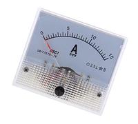 Whtkoph 16 Models AMP Current Meter DC Analog Ammeter Panel Class 2.5 Attenuation 4s Response Time, 0-15A