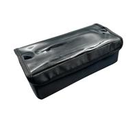 Whtkoph 2 Pieces Cosmetic Storage Bag Large Capacity Makeup Organizer Case Adjustable Compartments Transparent Cover Portable Oxford Cloth Suitable for Women, 1 Large