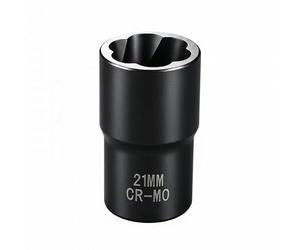 Whtkoph 4-Piece Industrial Nut Remover Screw Extractor Socket Puller with 1/2 Inch Drive and High for Auto Repair Workshop, 5 Pcs