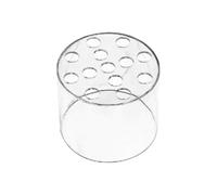 Whtkoph Acrylic Feeding Cover for Coral Feeder, Feeding to Block Fish, Prevents Coral Food From Floating Around, Transparent, M