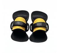 Whtkoph Aquatic Footwear Adjustable Board Foot Straps Boots with Padded Support and Strong Closure for Controlled Fit and Suitable for Water Sports Lakeside EU38-45, Yellow Black S-06