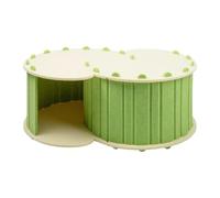 Whtkoph Cat Game Tunnel Bed for in The Interior Easy to Clean, Comfortable Breathable Interactive Toy Pet Pet House Cat Cavity, Green