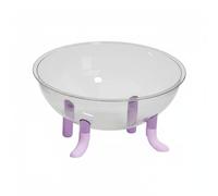 Whtkoph Cat Sleeping Nest Elevated Pet Bed Transparent Lounger Space Capsule Structure PET Dampness Resistant Interior Four-Season Comfort Suitable for Home Office, Purple