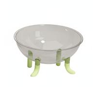 Whtkoph Cat Sleeping Nest Elevated Pet Bed Transparent Lounger Space Capsule Structure PET Dampness Resistant Interior Four-Season Comfort Suitable for Home Office, Green