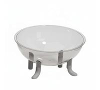 Whtkoph Cat Sleeping Nest Elevated Pet Bed Transparent Lounger Space Capsule Structure PET Dampness Resistant Interior Four-Season Comfort Suitable for Home Office, Gray