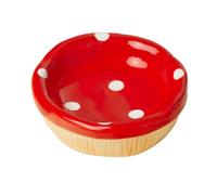 Whtkoph Ceramic Hamster House, Hamster Hideout, Cute Hamster-Shaped Food Bowl for Ferrets, Hamsters, Small Animals, Rich, Food Bowl A