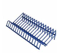Whtkoph Desktop Organizer Tool Rack Plier Holder Stand Organizer Storage Carbon Steel Fabrication 15 Slot Capacity Space Saving Upright Rack Suitable for Garage Workbench Drawer Organization, Blue