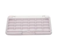Whtkoph Empty Eyeshadow Case Powder Makeup Container Holder Box Lipstick Organizer Lid Suitable for Travel DIY Makeup Gift Giving