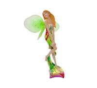 Whtkoph Fairy Garden Resin Figurine Girl Statue Terrace Decoration Cute Butterfly Elf Balcony Ornament for Table, Cabinets, Home, Style B
