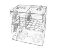 Whtkoph Fish Breeding Box, Accessory, Removable Transparent Divider, Ideal for Shrimp And Fish Fry.