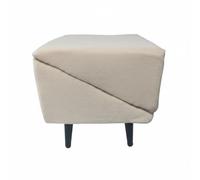 Whtkoph Folding Step Ramp Dog Stairs Pet Ramp Wooden Animal Step Stool with Cover and Foldable Storage suitable for access to home furniture sofas beds, Khaki, Plush