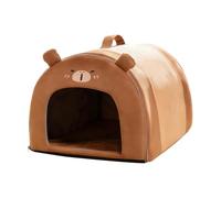 Whtkoph Indoor Cat House, Removable, Cozy, Warm Hiding Place in Cartoon, Ideal As A Sleeping Place for Pets, in Student Dormitories, S