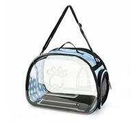 Whtkoph Industrial Carrier Pet Carrier Bag Cat Carrier Travel Carrier With Mesh Ventilation Oxford Foldable Design With Shoulder Strap Suitable visits car travel outdoor use, Blue L