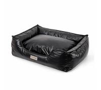 Whtkoph Industrial Cushion Pet With Leather Like Finish Rectangular Dog Couch Cat Lounger Waterproof Nest Stitched Seams And PP Cotton Support suitable for, color to 5, M 65 50 20CM