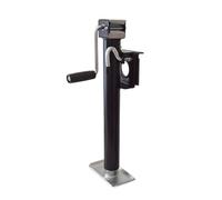 Whtkoph Manual Jack Trailer Jack Side Wind Jack Side Crank Jack Mounting With On Installation And Metal Base Suitable for towing setups trailer storage yard work, 15 Inch