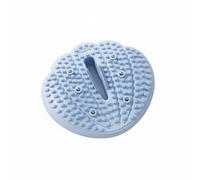Whtkoph Massage Pad Balance Cushion Stability Board Foot Massager Acupressure Mat with Raised Nodes and Inserts Inflatable Air Chamber TPE Non Slip Base, Blue