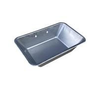 Whtkoph Pig Trough Feeding Tub Drinking Bowl Large Stainless Steel Container Easy Assembly Suitable for Pigs Horses Fa, Style B