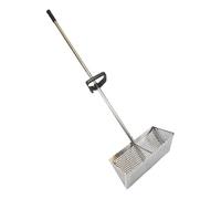 Whtkoph Sand Rake, Sea Rake, Steel Sand Sifter, Easy Grip with Handle, Large Basket, Sand Sifter, R