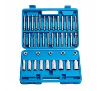 Whtkoph Shock Absorber Wrench Strut Removal Socket Set Automotive Tool Kit Piston Rod Holding Wrench CR- with Portable Case Suitable for Mechanics car Service Bays Roadside Assistance