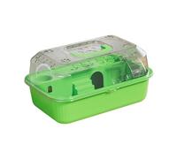 Whtkoph Small Animal Cage Hamster Habitat Portable Pet Exercise Play House Pet Carrier for Mice Rats, Lime Green