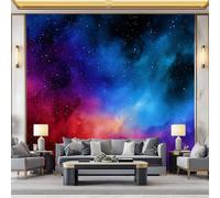 WHUOEUCO 3D Wallpaper Mural Galaxy Dream Stars 300x210 cm Modern Art Wall Murals Photo Wallpaper, for Living Room Bedroom Children's Room Home Decoration, Easy to Install