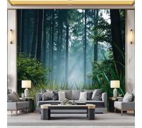 WHUOEUCO 3D Wallpaper Mural Nature Landscape Forest 500x280 cm Modern Art Wall Murals Photo Wallpaper, for Living Room Bedroom Children's Room Home Decoration, Easy to Install