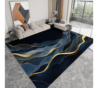 WHUOEUCO Area Rugs for Bedroom Living Room Abstract Mountain Lines 60x120cm Soft Short Pile Washable Carpet, Modern 3D Print Area Rug for Kids Room Floor Mat Indoor Decor