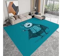 WHUOEUCO Area Rugs for Bedroom Living Room Hand Drawn Demon Boy 80x150cm Soft Short Pile Washable Carpet, Modern 3D Print Area Rug for Kids Room Floor Mat Indoor Decor