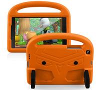 WHWOLF Suitable for Samsung Galaxy Tab A 8 Case 2019 SM-T290/T295 Kids Case with Kickstand Handle Lightweight Shockproof Cover Protective Case for Samsung Galaxy Tab A 8 2019 -orange