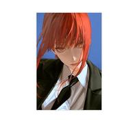 WHWRHQ Exclusive Art Chainsaw Man Makima Iconic Anime Girl Aesthetic Portrait Poster Room Decor Fans Gift 7 Canvas Poster Bedroom Decor Landscape Office Room Decor Gift 20x30inch(50x75cm)