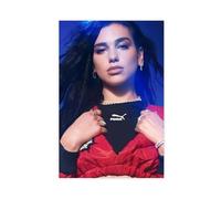 WHWRHQ Exclusive Art Dynamic Singer Dua Lipa Portrait Poster 1 Canvas Poster Bedroom Decor Landscape Office Room Decor Gift 24x36inch(60x90cm)