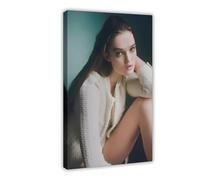 WHWRHQ Exclusive Art Pretty Model Lulu Tenney Aesthetic Portrait Poster 1 Canvas Poster Wall Art Decor Print Picture Paintings for Living Room Bedroom Decoration 12x18inch(30x45cm)