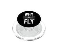 Why Am I So Fly Dragonfly Nature Lover Insect Cute Bug Humor PopSockets PopGrip for MagSafe