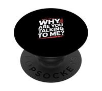 Why Are You Talking To Me Introvert Socializing - PopSockets Adhesive PopGrip