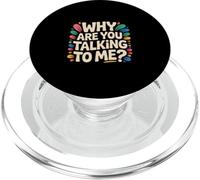 Why Are You Talking To Me Introvert Socializing |-- PopSockets PopGrip for MagSafe