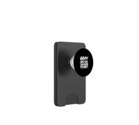 Why Are You Talking To Me Introvert Socializing |- PopSockets PopWallet for MagSafe