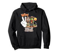 Why Aren’t We Working Together Funny Real Estate Gator Subto Pullover Hoodie