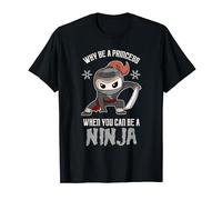 Why Be A Princess When You Can Be A Ninja Halloween Costume T-Shirt