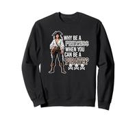 Why Be A Princess When You Can Be A Pirate? Skulls Bones Sweatshirt
